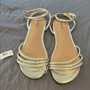 Torrid Gold Minimalist Sandals